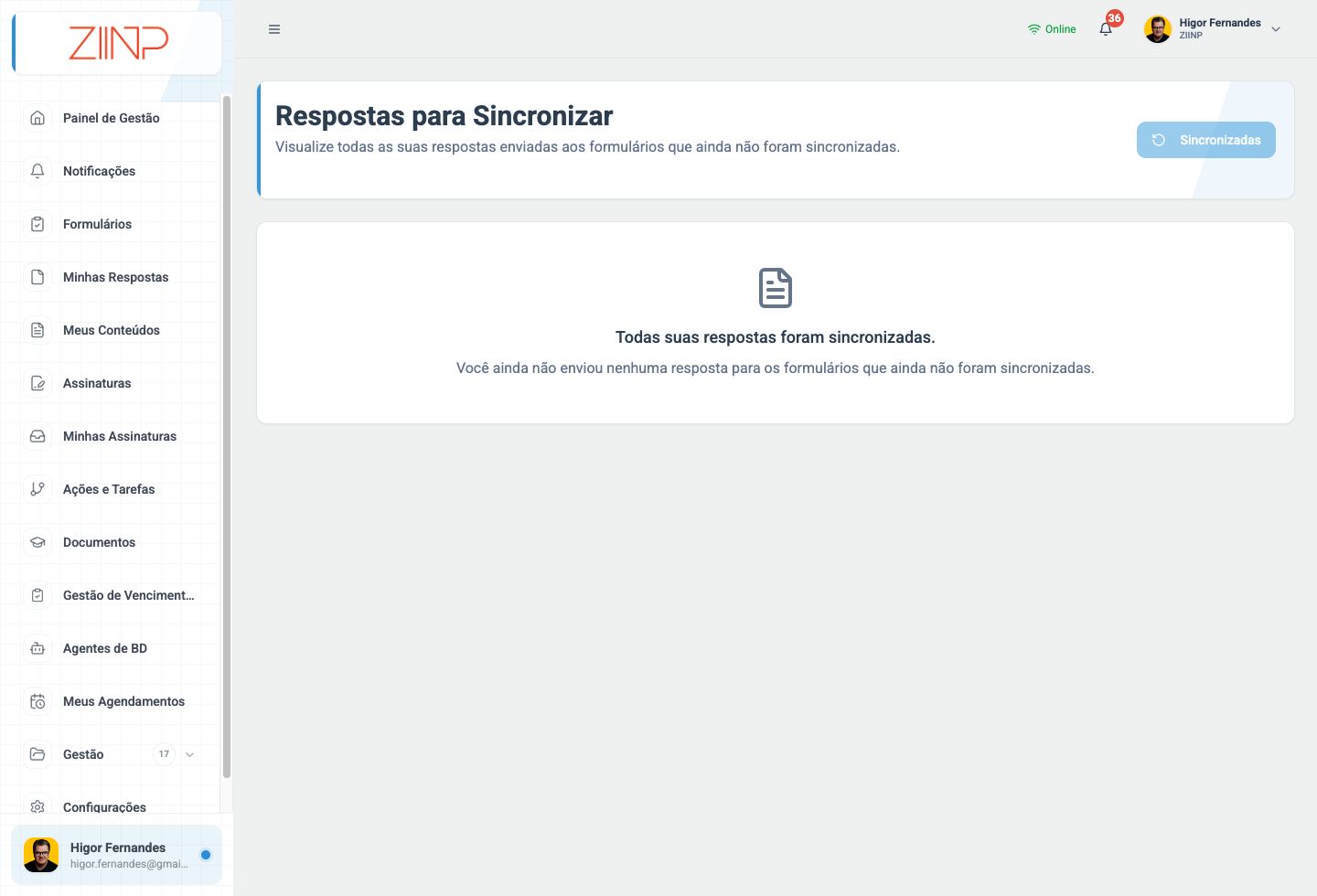 Cache de respostas