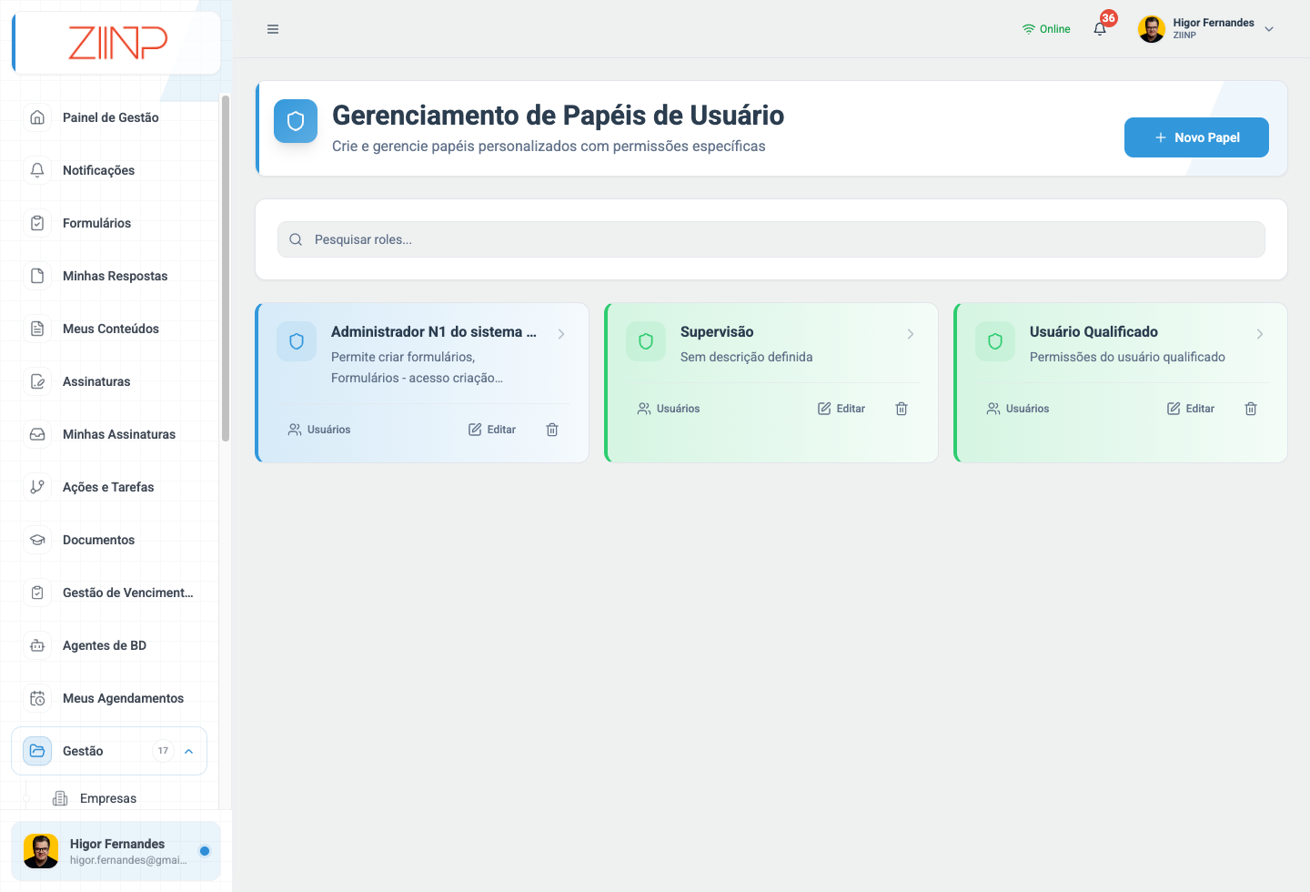 Cargos administrativos